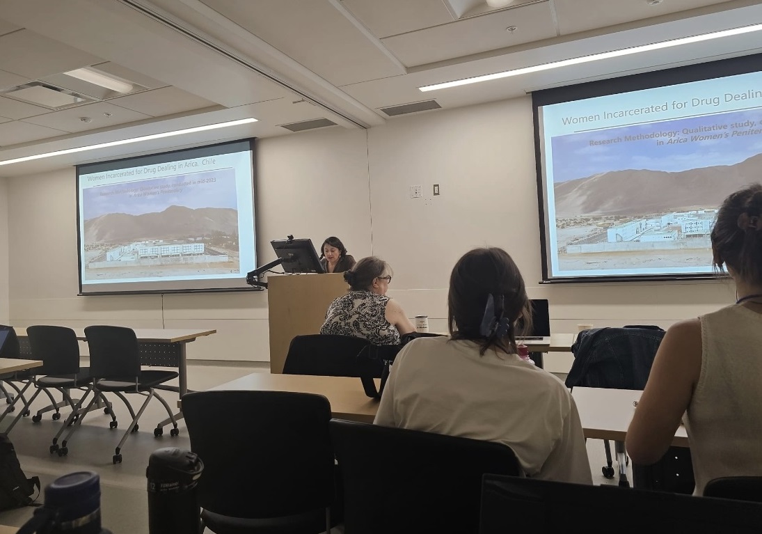 Profesora Alejandra Zúñiga participa en Congreso de la Sociedad Internacional para el Estudio de Políticas de Drogas en Canadá