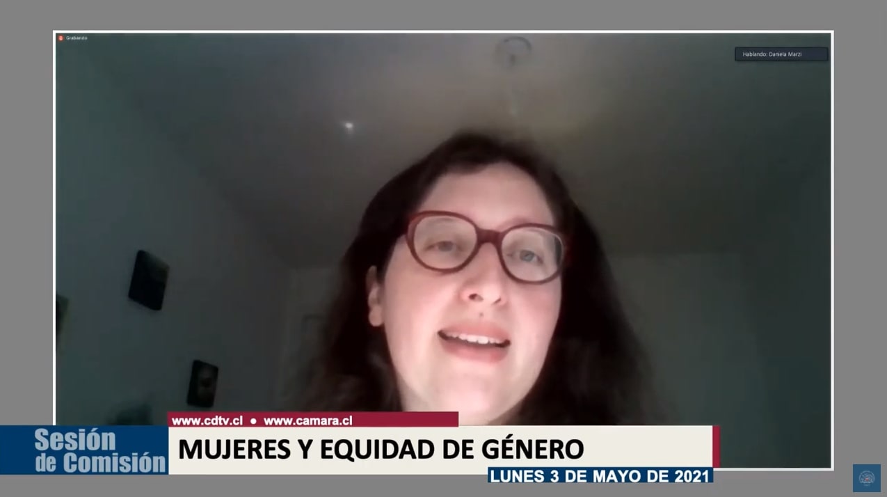 Profesora Daniela Marzi participó en sesión sobre proyectos que tratan la igualdad salarial entre hombres y mujeres
