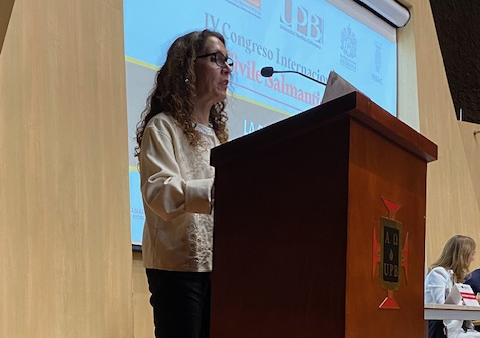 Integrantes del cuerpo académico de Derecho UV participan en IV Congreso Internacional Ius Civile Salmanticense: académica Pamela Prado expone en mesa principal y profesor Mario Opazo presenta comunicación